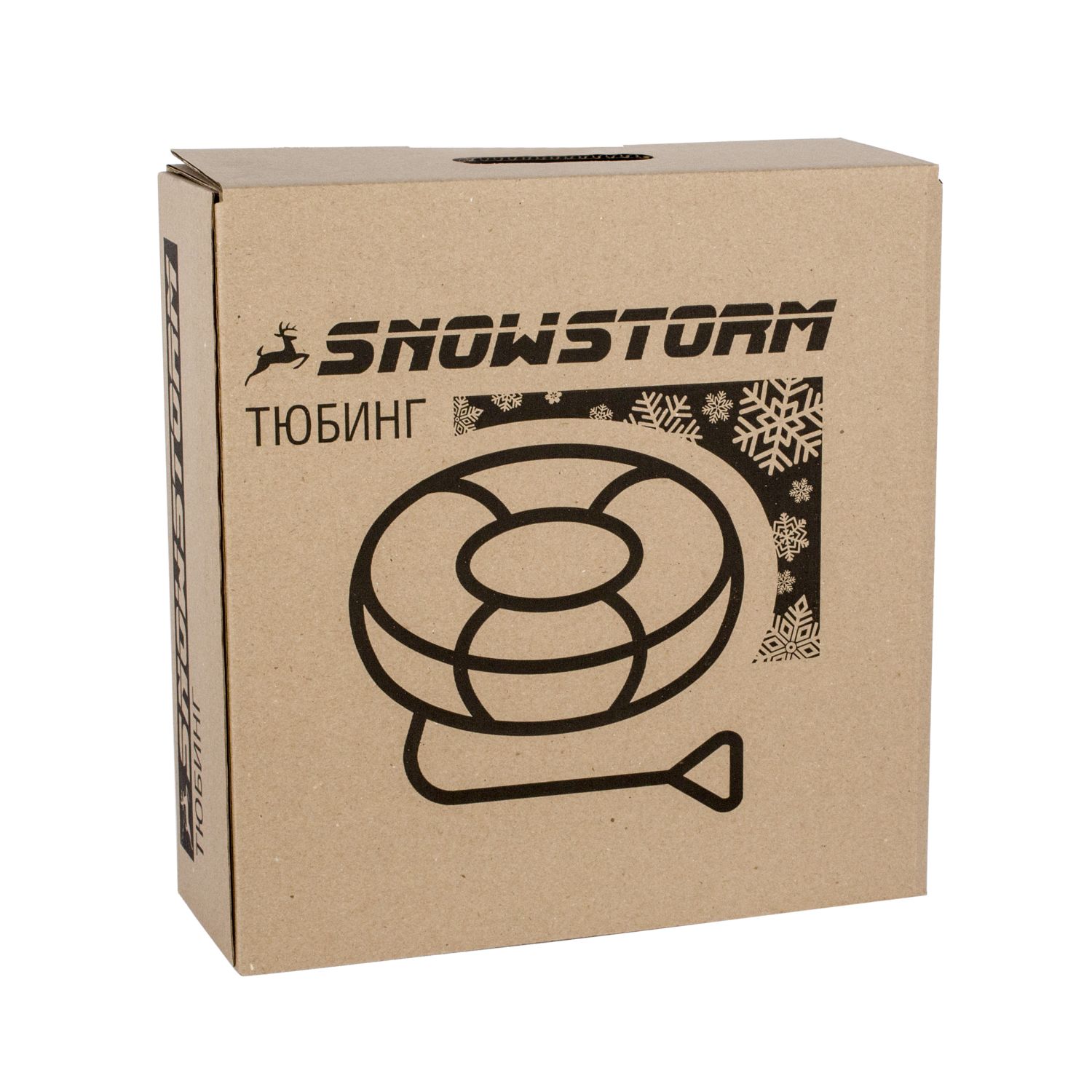 Купить оптом Тюбинг Snowstorm BZ-70_CRISTMASS, 70 см, бирюзовый с черным